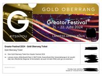 Greator Festival 2024, 2x Gold Oberrang Niedersachsen - Buchholz in der Nordheide Vorschau
