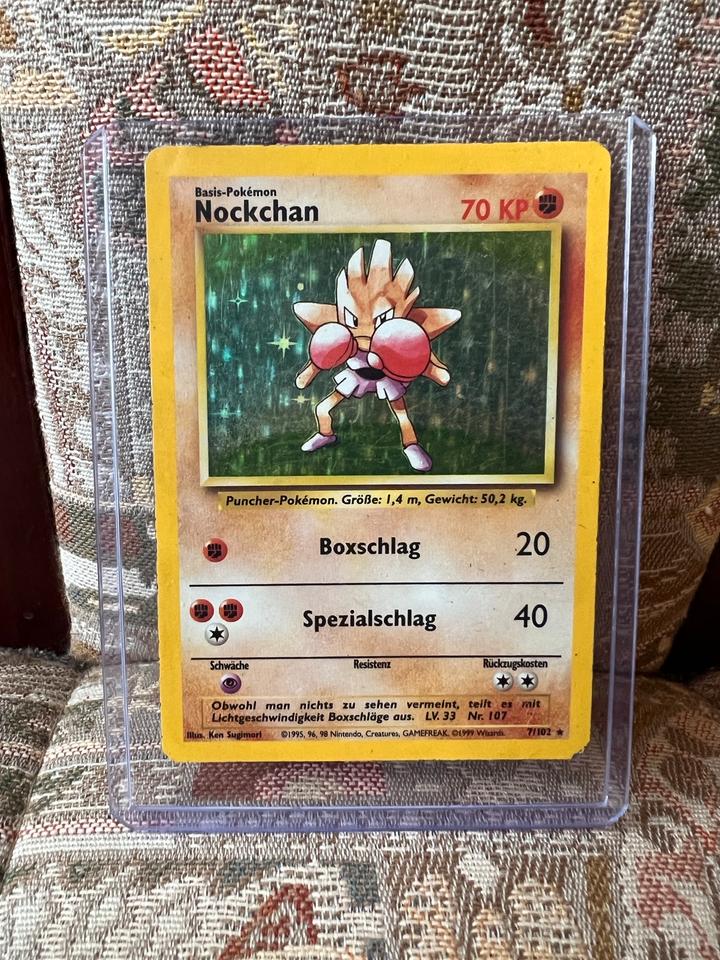 Nockchan Holo Pokémon Karte 7/102 Basis Stern Kampf Pokemon in Pforzheim