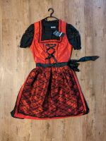 Gr. 40 Neues Dirndl Satin rot schwarz Tracht Verkleidung Damen Baden-Württemberg - Leonberg Vorschau