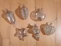 6 besondere Christbaumkugeln aus Glas Weihnachtsanhänger Dithmarschen - Wesselburen Vorschau