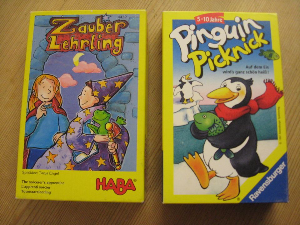 Haba "Zauberlehrling" und "Pinguin Picknick" in Murnau am Staffelsee