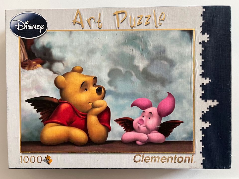 Clementoni 1000 Teile Art Puzzle - Angels (Winnie Puuh) - Selten in Altenkirchen