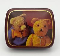 Vintage Blechdose Teddybären Pillendose Retro Box Schatulle RAR Schwerin - Altstadt Vorschau