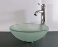 Aufsatz Glas Waschbecken Waschschale rund 31cm klein satiniert Nordrhein-Westfalen - Solingen Vorschau