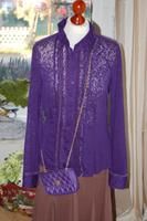Street One Farbstarke Lila Bluse Ausbrenner Optik Gr,. 42 Niedersachsen - Brackel Vorschau