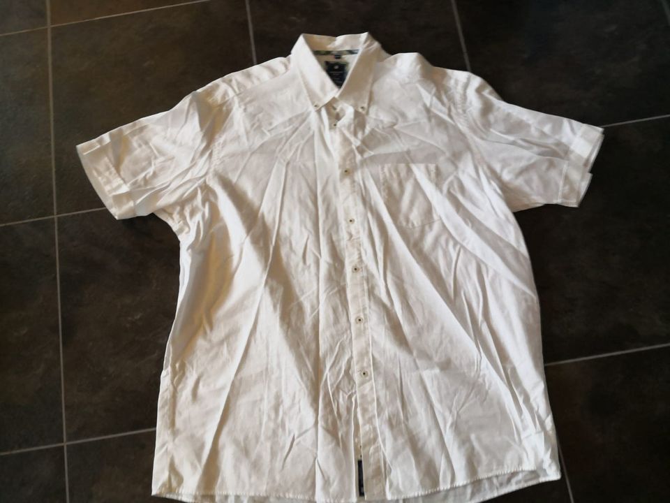 kurzärmliges Hemd Weiß * Remond Casual * Gr XXL * 100 % Baumwolle in Kamp-Lintfort