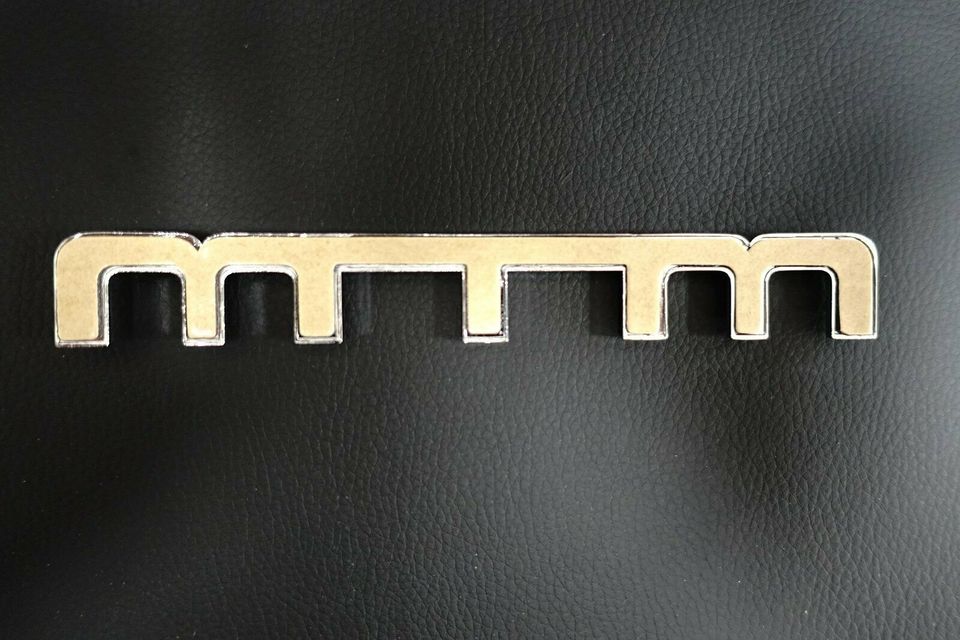 MTM Logo Emblem Abzeichen 3D Auto-Aufkleber Chrom VW Audi Skoda in