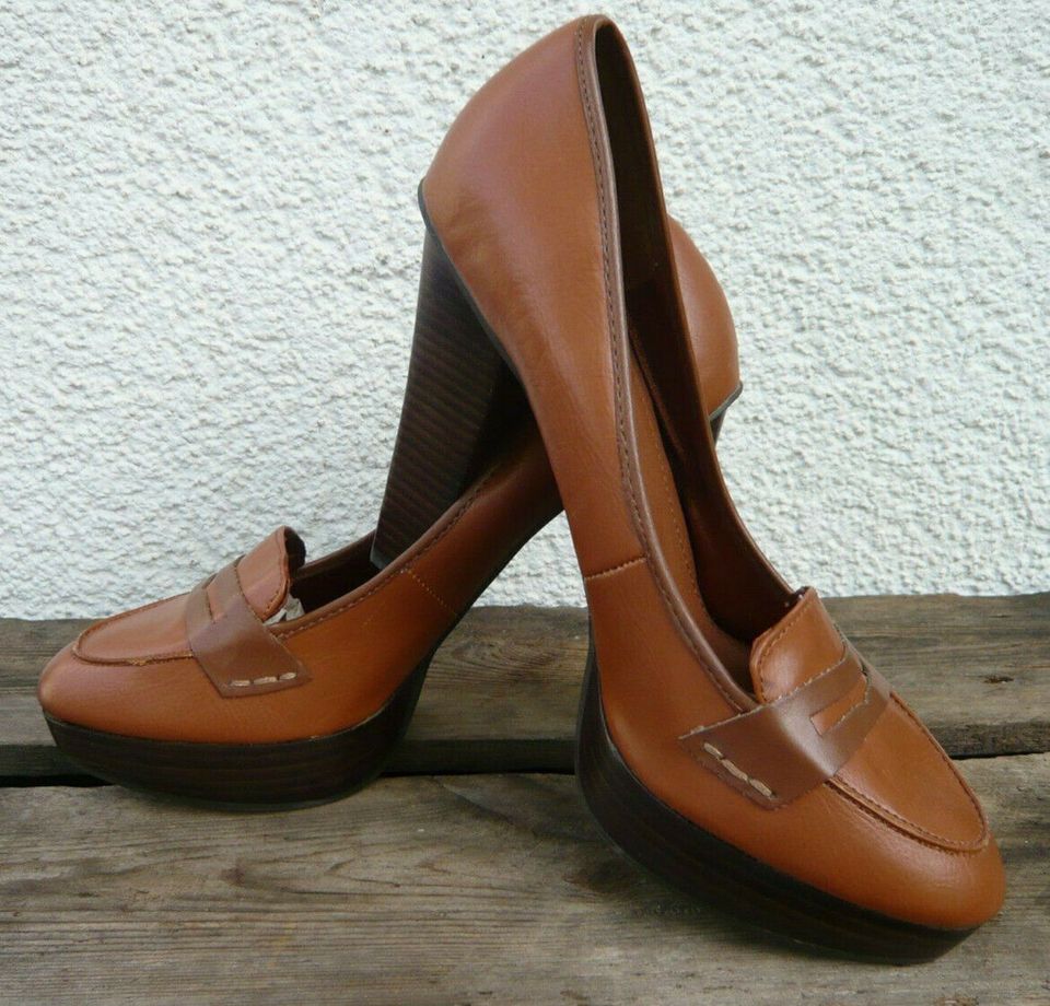 Pumps* High Heels  v. H&M ~ braun ~ Gr. 40 ~ TOP! in Schaafheim