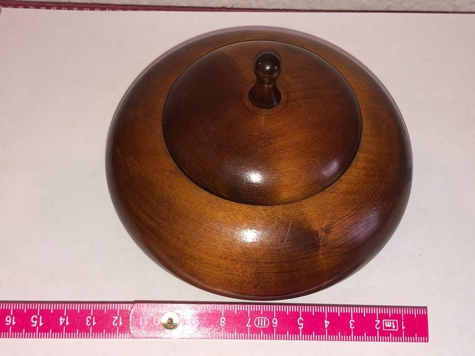Holzschale vintage dunkel Holz Schmuck Dekoration in Mannheim