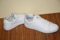 Sneaker Halbschuhe K-SWISS Gr. 43,5 Leder weiß wie NEU Niedersachsen - Jork Vorschau
