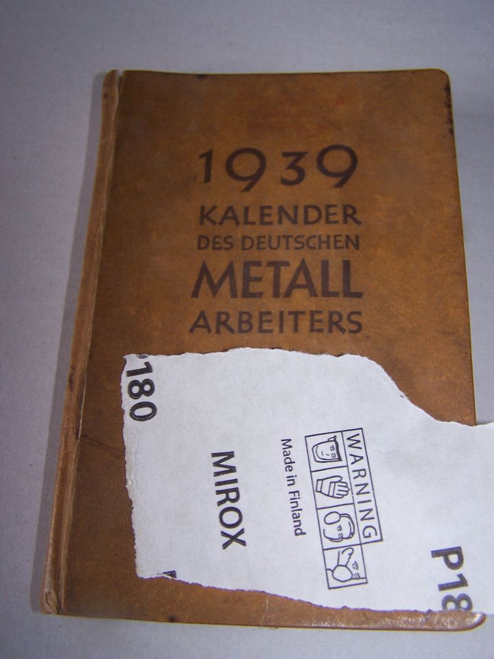 Kalender des Deutschen Metallarbeiters in Kirchenlamitz