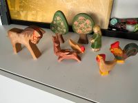 Ostheimer Figuren, Bäume, Pferd, Hasen, Hühner…mit Branstempel Bonn - Beuel Vorschau