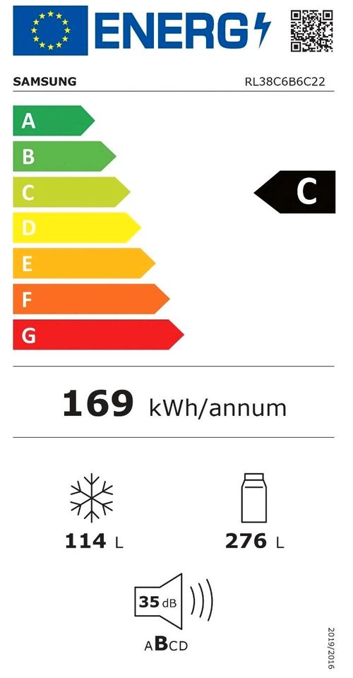 Samsung Kühl-/Gefrierkombination RL38C6B6C22, 203 cm hoch, 59,5 c in Bonn