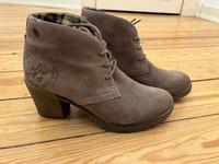S.Oliver Stiefelette beige Wildleder - Gr. 38 Hamburg-Nord - Hamburg Winterhude Vorschau
