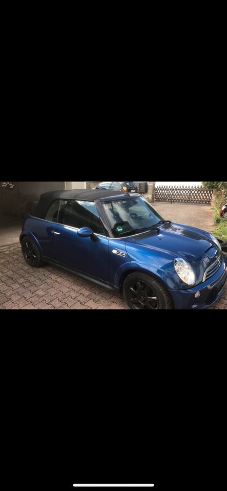 Mini Cooper S mit Recaro Sportsitze Cooper Worxx Felgen in Bollenbach