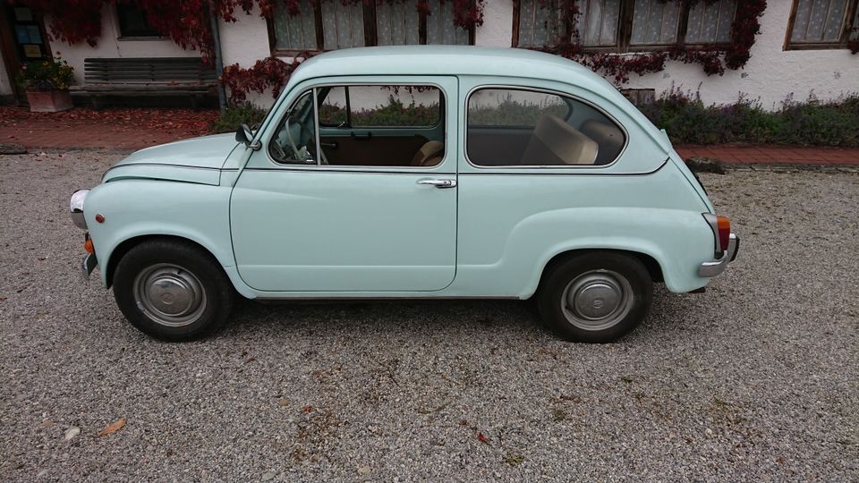 Fiat 600 D „Seicento“ (kein Fiat 500) mit H-Kennzeichen in Planegg