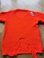 Made in Italy, Pulli, Lochpulli, orange, Fransen Bayern - Herzogenaurach Vorschau