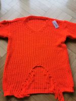 Made in Italy, Pulli, Lochpulli, orange, Fransen Bayern - Herzogenaurach Vorschau