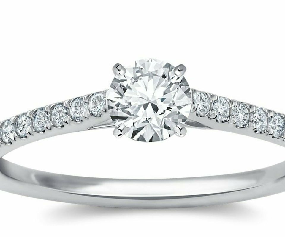 ✅ The Queen Diamond - 0,50 ct + 0,42 ct - G/SI1 - NP 4.675,00 € in Zwickau