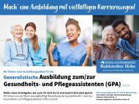 Ausbildung zum/zur Gesundheits- und Pflegeassistenten (GPA) Wandsbek - Hamburg Rahlstedt Vorschau