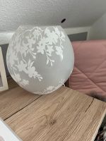 Ikea Lampe Kugel Knubbig geblümt weiß Blumen Schleswig-Holstein - Rohlstorf  Vorschau