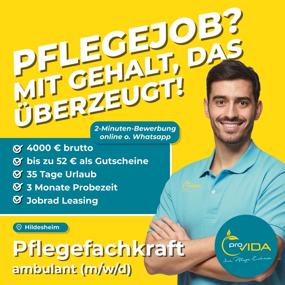 Dein neuer Job wartet! Pflegefachkraft - ambulante Pflege in Hildesheim