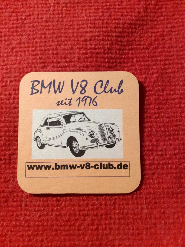 BMW V8 Club seit 1976 Untersetzer BMW 501 Bj. 52-54 in Winnenden