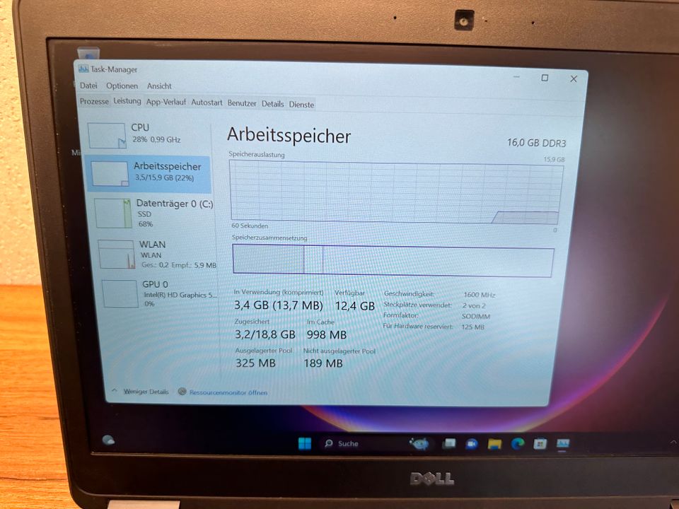 ✅ Dell Latitude E7450 i5-5300U ✅ 16GB RAM ✅ 480 GB SSD in Öhringen