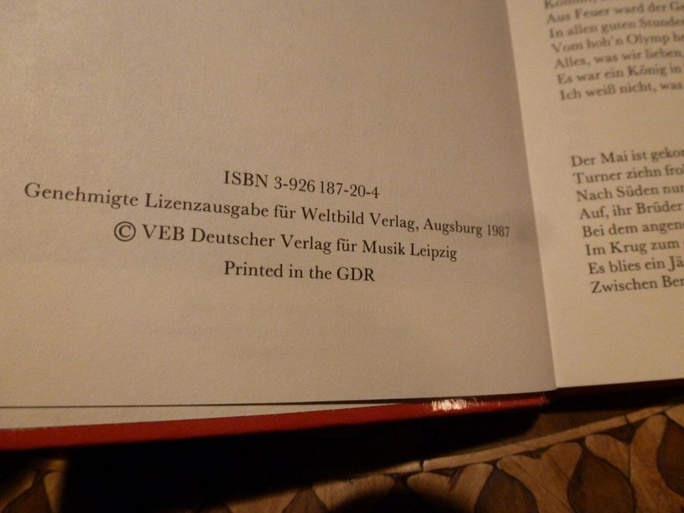 Büchlein :Gaudeamus Igitur - Historische Studentenlieder in Olching