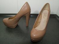 ♥♥ Pumps High Heels Gr.38 Blink braun beige Lack ♥♥ Hessen - Schlüchtern Vorschau