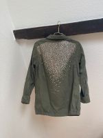 Jacke Army khaki mit Strass Topshop 38 Nordrhein-Westfalen - Nettetal Vorschau