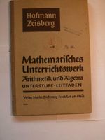 Mathematisches Unterrichtswerk 1934 Hessen - Nidderau Vorschau