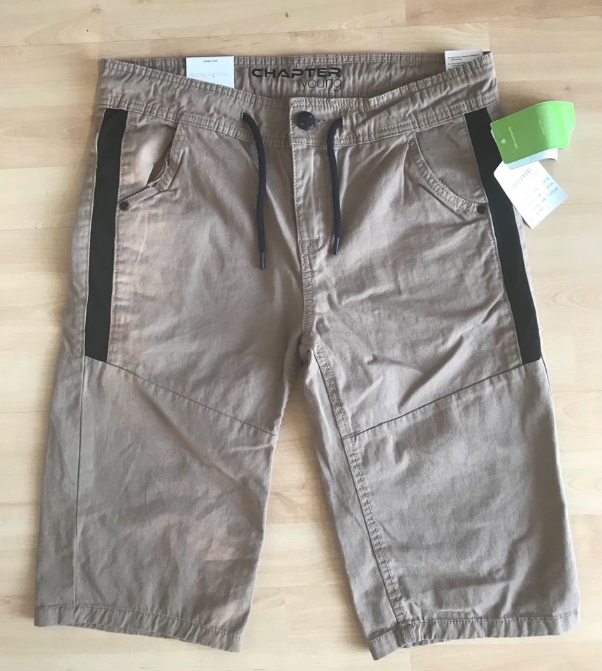 NEUE Bermuda Shorts mit Kontraststreifen Gr.170 Jungen in Bramsche