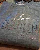 H&M Sweatshirt Gr. M - individuell - "hello EIGHTEEN est. 2007" Niedersachsen - Lingen (Ems) Vorschau