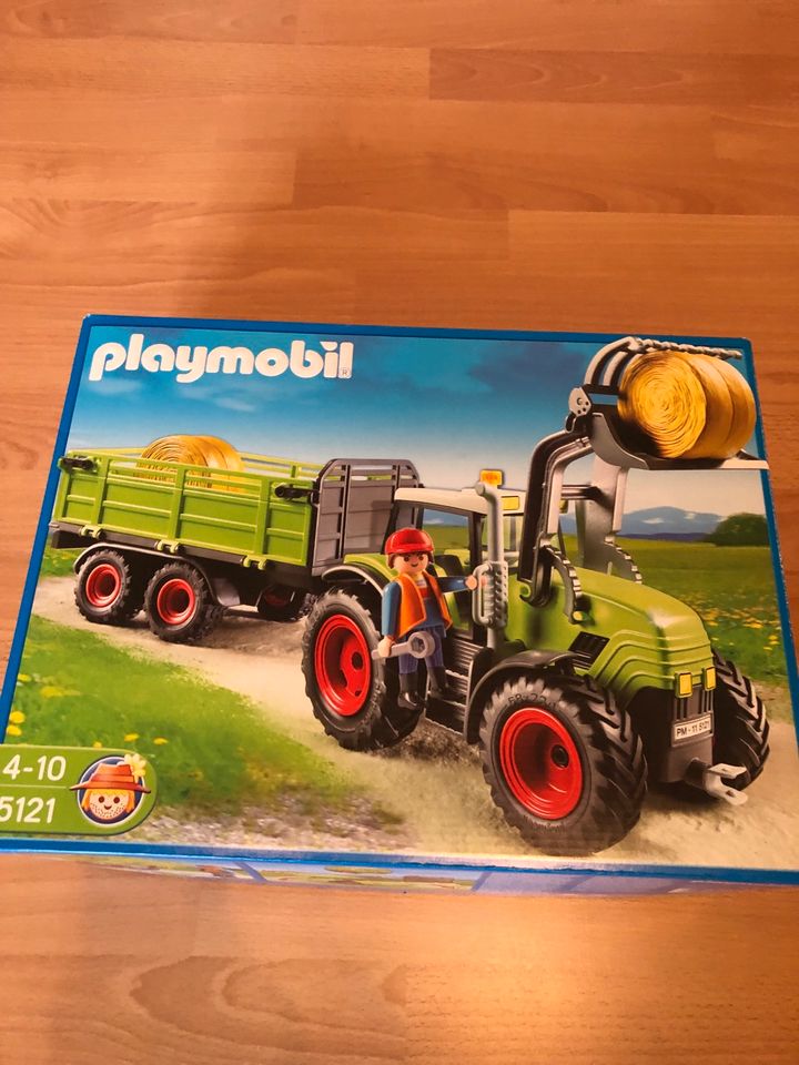 Playmobil Set 5119 5121 4851 Bauernhof Traktor Streichelzoo in Großmehring