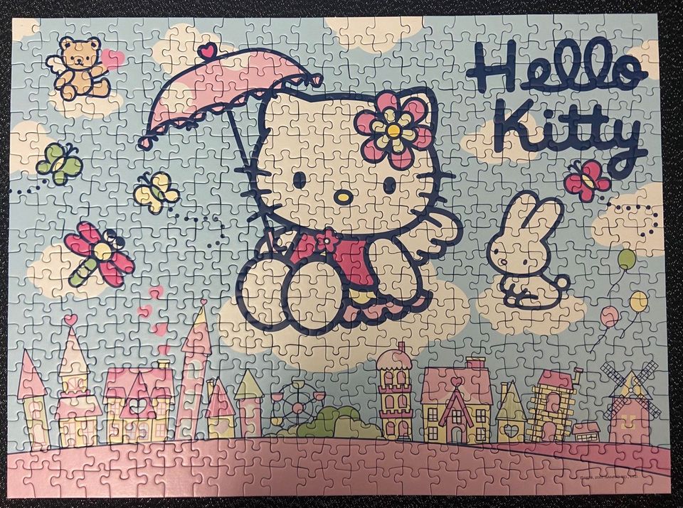 Ravensburger Puzzle 500 Teile Hello Kitty 145751 Rosa Teddy Stadt in Nürnberg (Mittelfr)