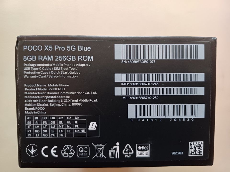 POCO X5 Pro 5G - 256GB NEU in Hamburg