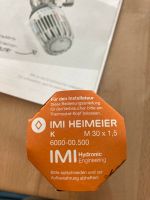IMI Heimeier Thermostat M 30x 1,5 (2 Stück; OVP) für Heizkörper Baden-Württemberg - Nufringen Vorschau