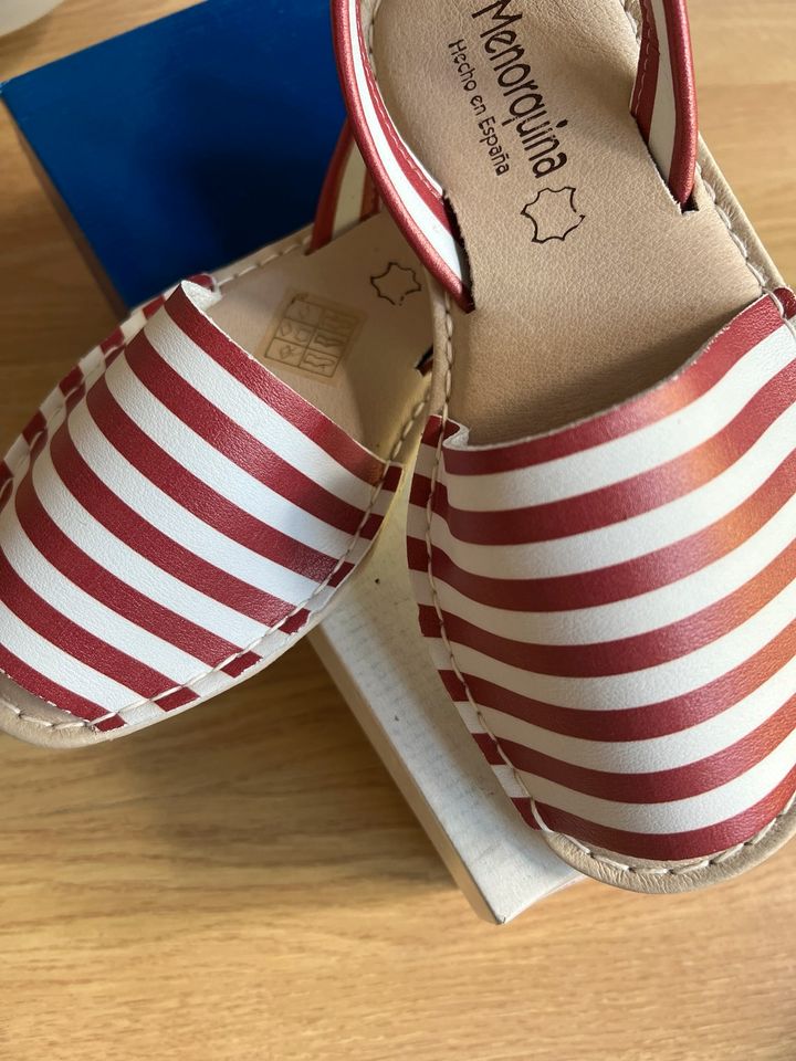 Neu Leder espadrilles sandalen 36 in Krefeld