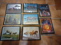 8 Pferde-Bilder mit Rahmen ca. 10 * 20 cm Sendling - Obersendling Vorschau