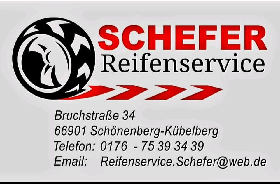 Reifenservice Reifenmontage Reifenwechsel in Schönenberg-Kübelberg