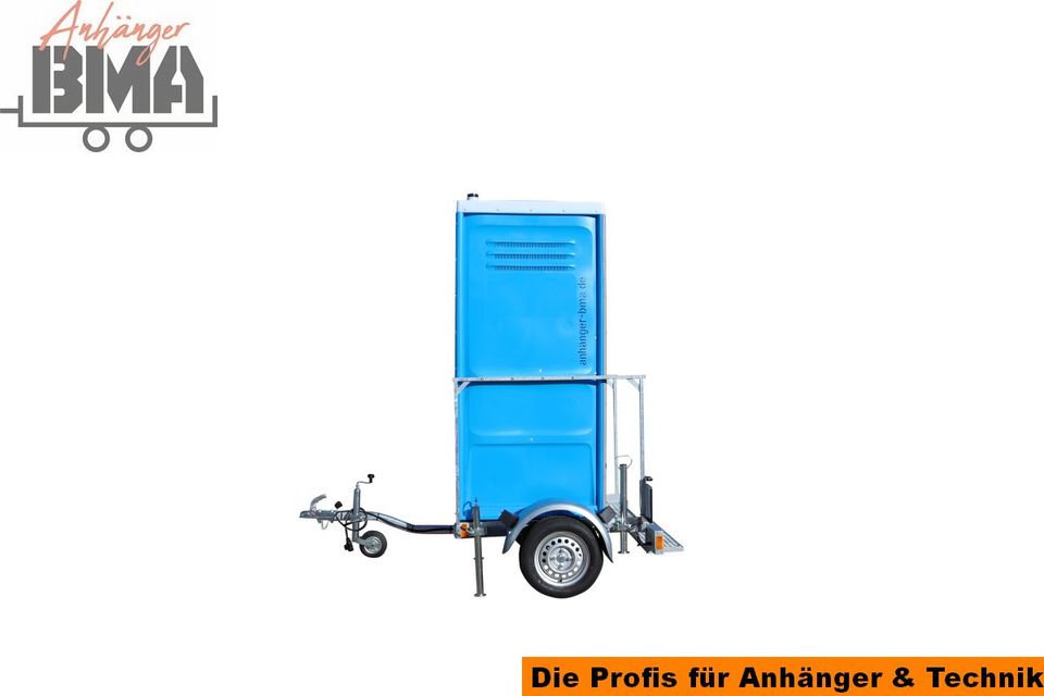 Anhänger BMA TO1 das mobile Baustellen WC Bautoilette made by BMA in Mühlhausen im Täle