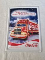 Coca Cola Werbeschild Emailschild Blechschild Weihnachten Neu Bayern - Freyung Vorschau