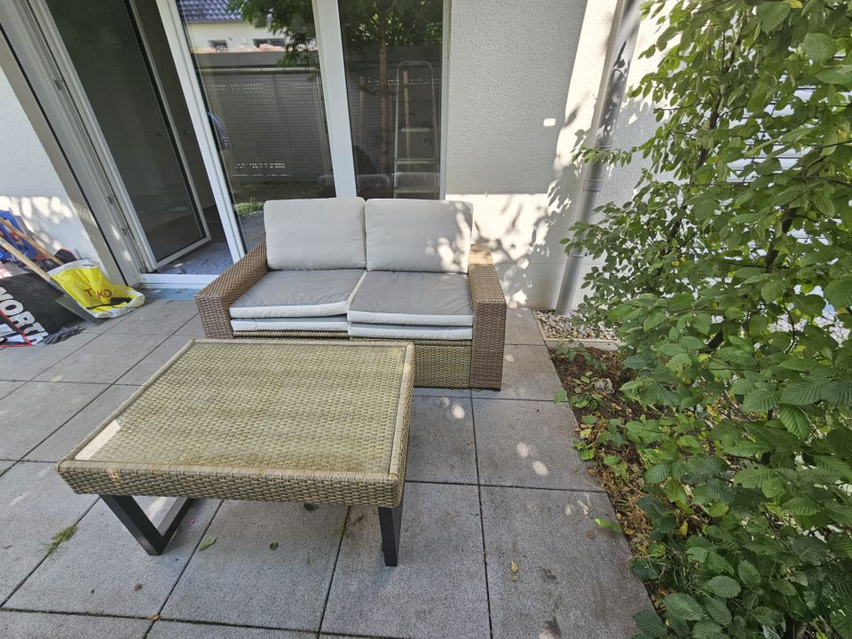 Ikea Sollerön 2er-Sitzelement & Sollerön Couchtisch (Gartenmöbel) in München