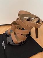 YVES SAINT LAURENT High Heels, Plateau Sandalen, YSL Gr.35, beige Hessen - Offenbach Vorschau