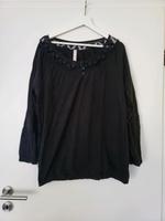 schwarzes Langarmshirt Gr. 44 / 46 von Sheego Nordrhein-Westfalen - Borken Vorschau