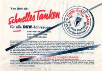 DkW Prospekt "schnelles tanken"  50er Jahre Baden-Württemberg - Schopfheim Vorschau