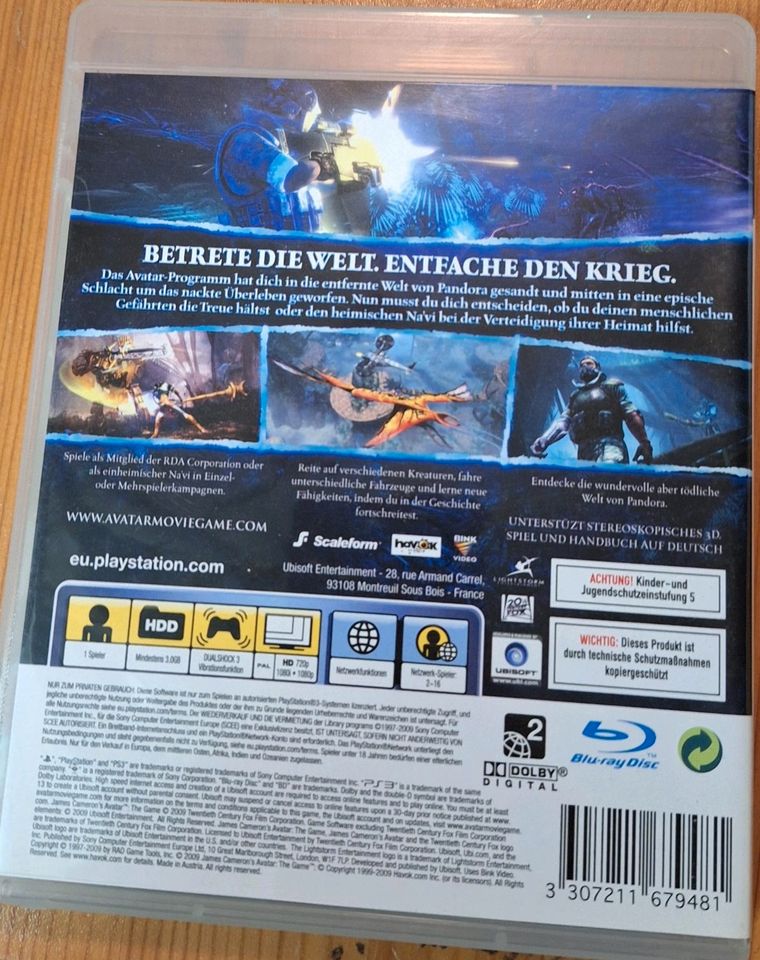 PS 3 Spiel Avatar - für die Playstation 3 sehr guter Zustand in Blaichach