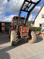 Fiat 680 Allrad Traktor frontlader Gabeln Schaufel Bayern - Kulmbach Vorschau