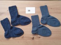 2 Paar gestrickte Socken Gr. 38 Neu blau Bayern - Ebern Vorschau